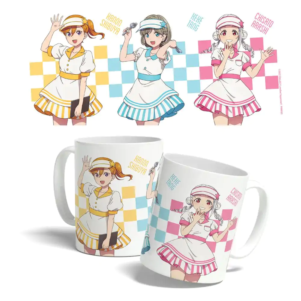 Love Live! Superstar!! Mug American Diner Kanon, Keke, Chisato 325 ml termékfotó