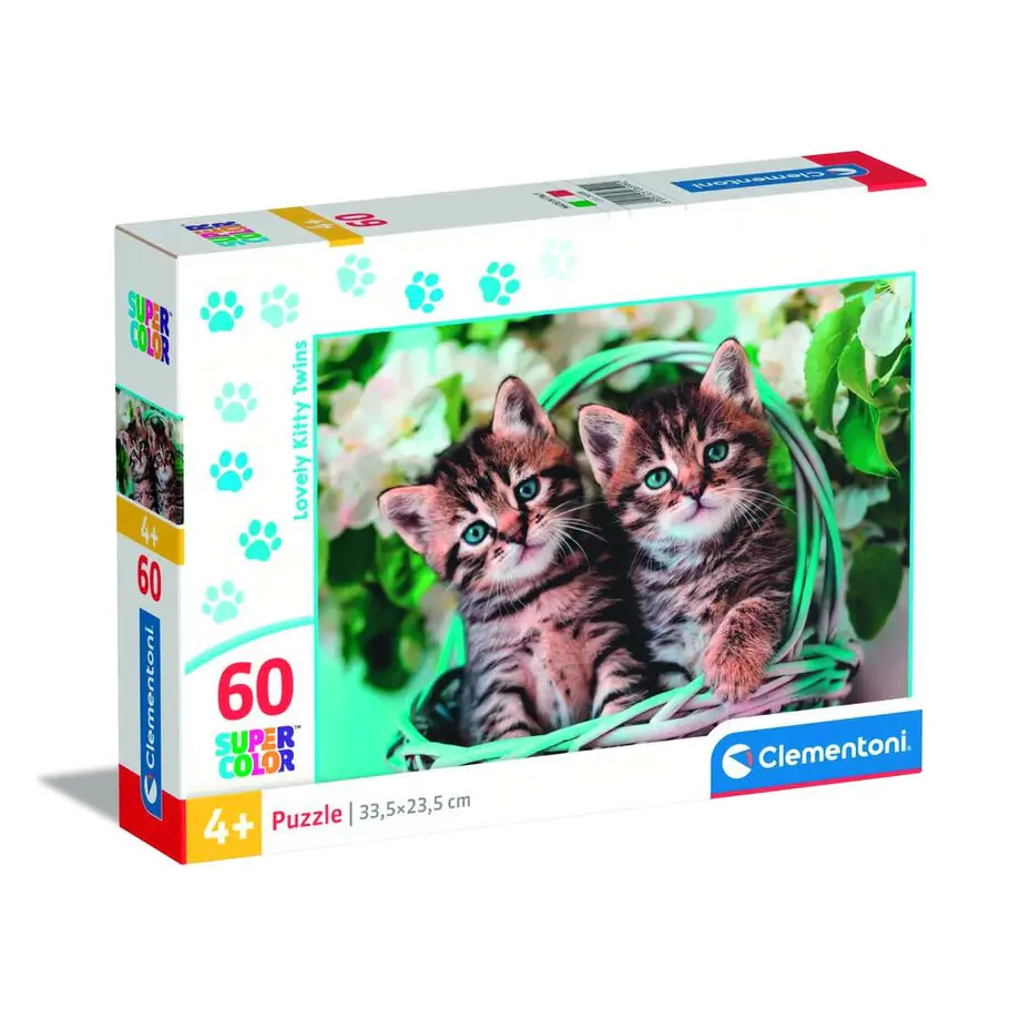 Lovely Kitty Twins puzzle 60pcs product photo