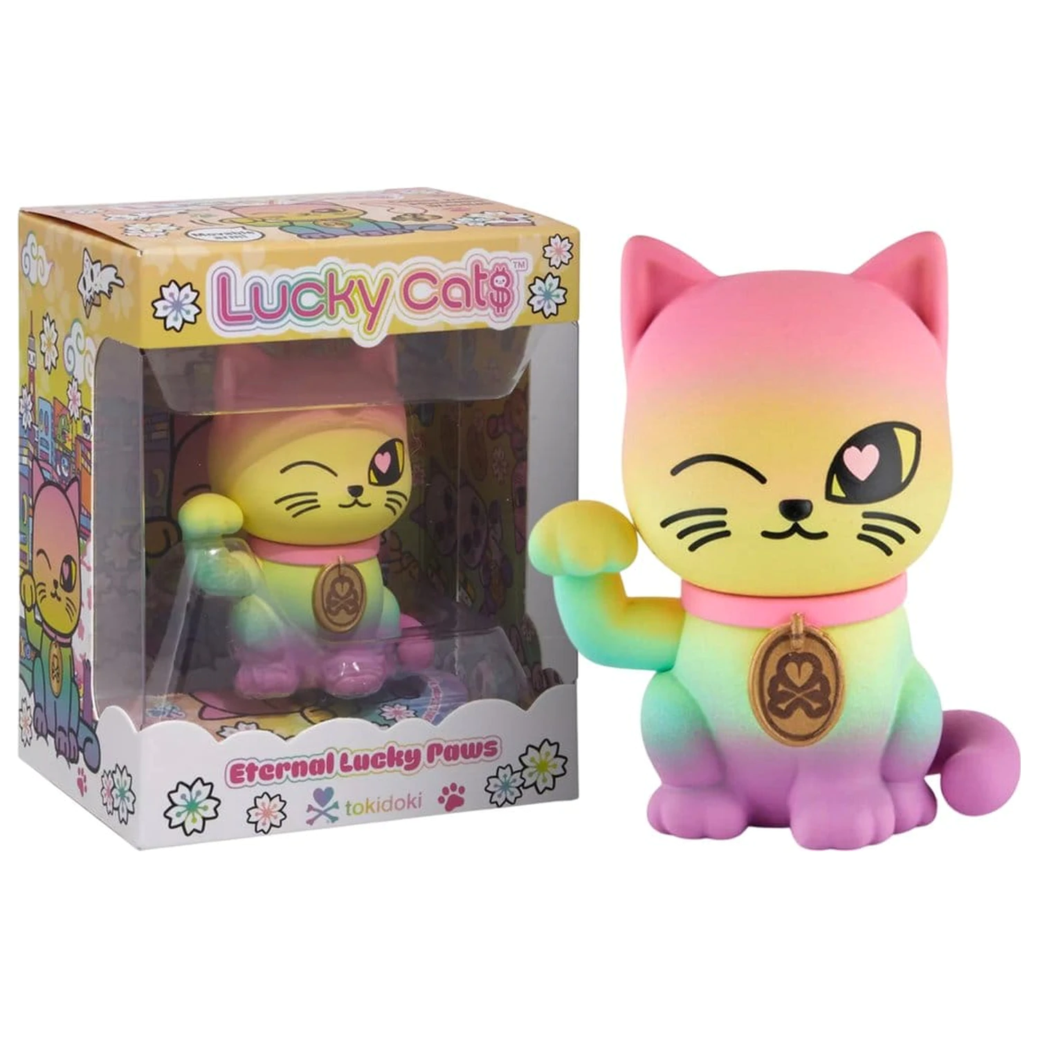 Lucky Cats Window Box Figure Eternal Lucky Paws 6 cm product photo