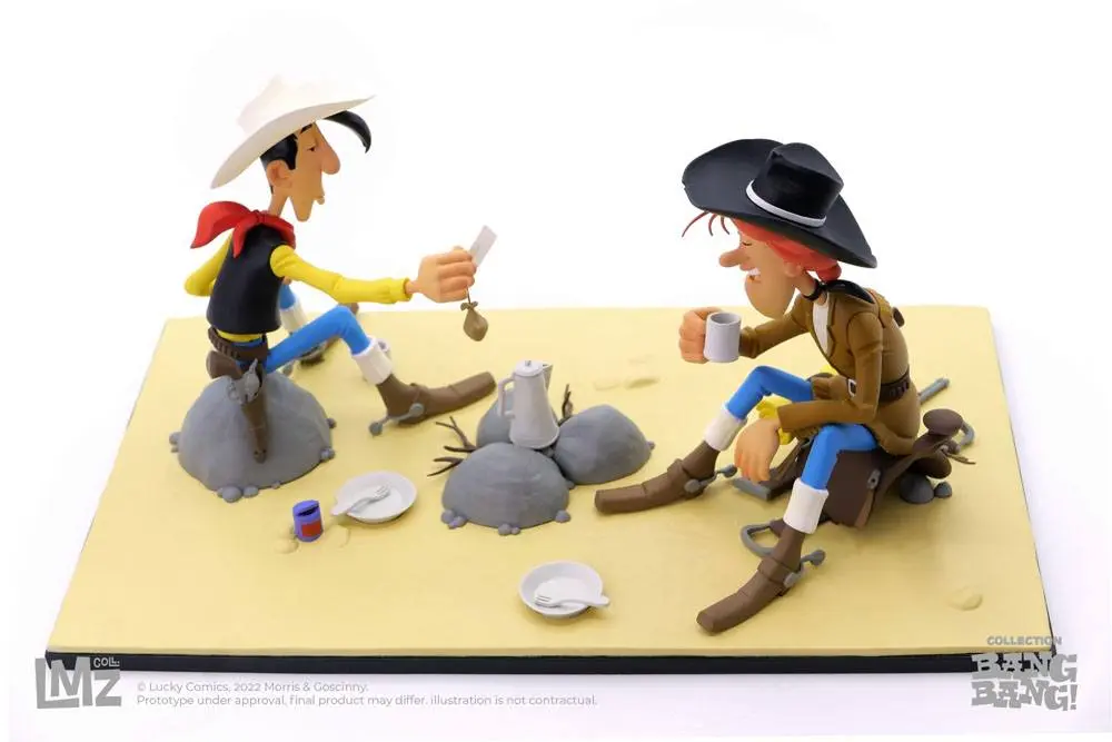 Lucky Luke BANG BANG! Collection Statue Lucky Luke & Calamity Jane 13 cm product photo