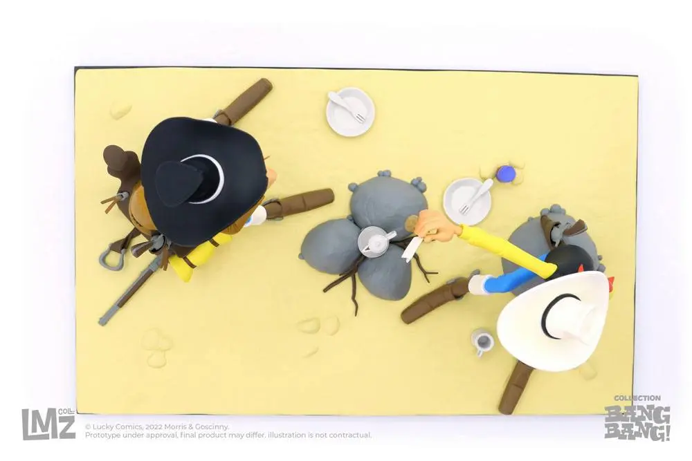 Lucky Luke BANG BANG! Collection Statue Lucky Luke & Calamity Jane 13 cm product photo