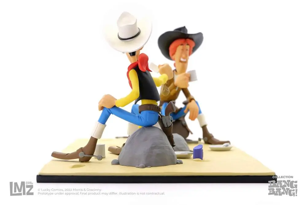 Lucky Luke BANG BANG! Collection Statue Lucky Luke & Calamity Jane 13 cm product photo