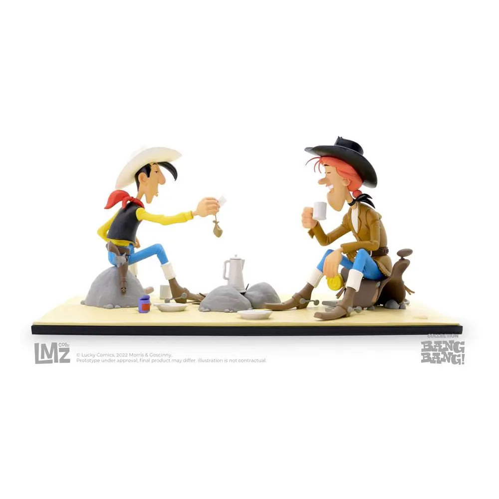 Lucky Luke BANG BANG! Collection Statue Lucky Luke & Calamity Jane 13 cm product photo