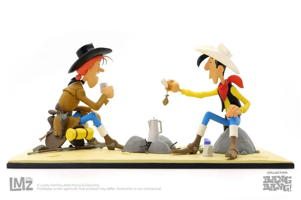 Lucky Luke BANG BANG! Collection Statue Lucky Luke & Calamity Jane 13 cm product photo