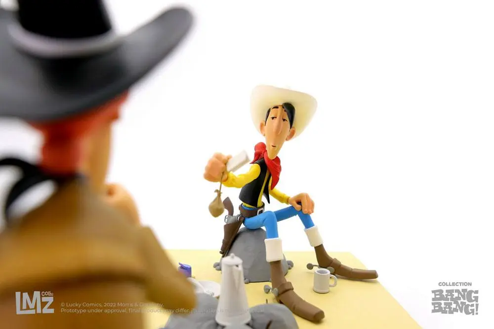 Lucky Luke BANG BANG! Collection Statue Lucky Luke & Calamity Jane 13 cm product photo