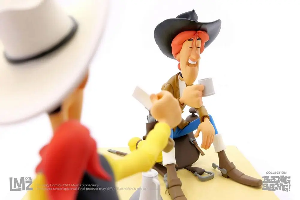 Lucky Luke BANG BANG! Collection Statue Lucky Luke & Calamity Jane 13 cm product photo