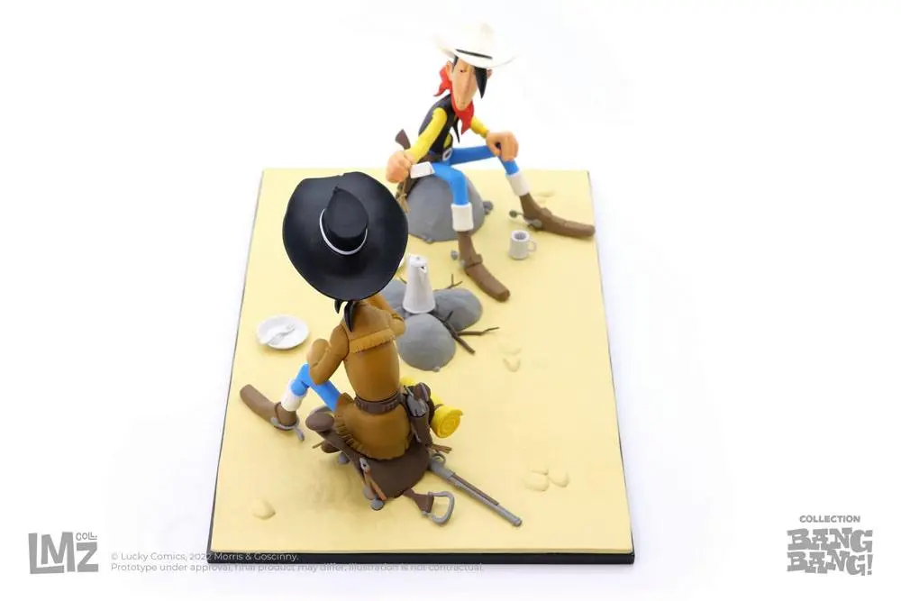 Lucky Luke BANG BANG! Collection Statue Lucky Luke & Calamity Jane 13 cm product photo