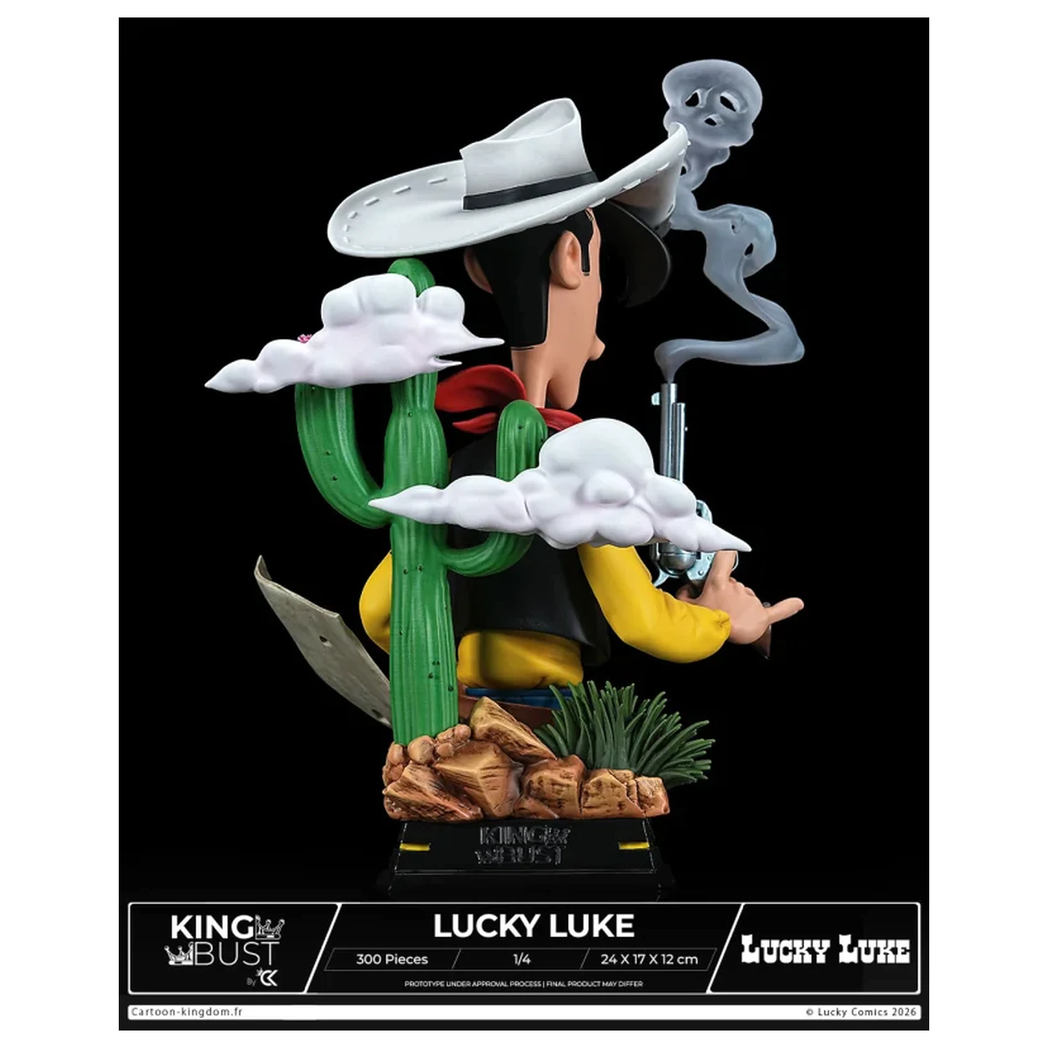 Lucky Luke King Bust 1/4 24cm product photo