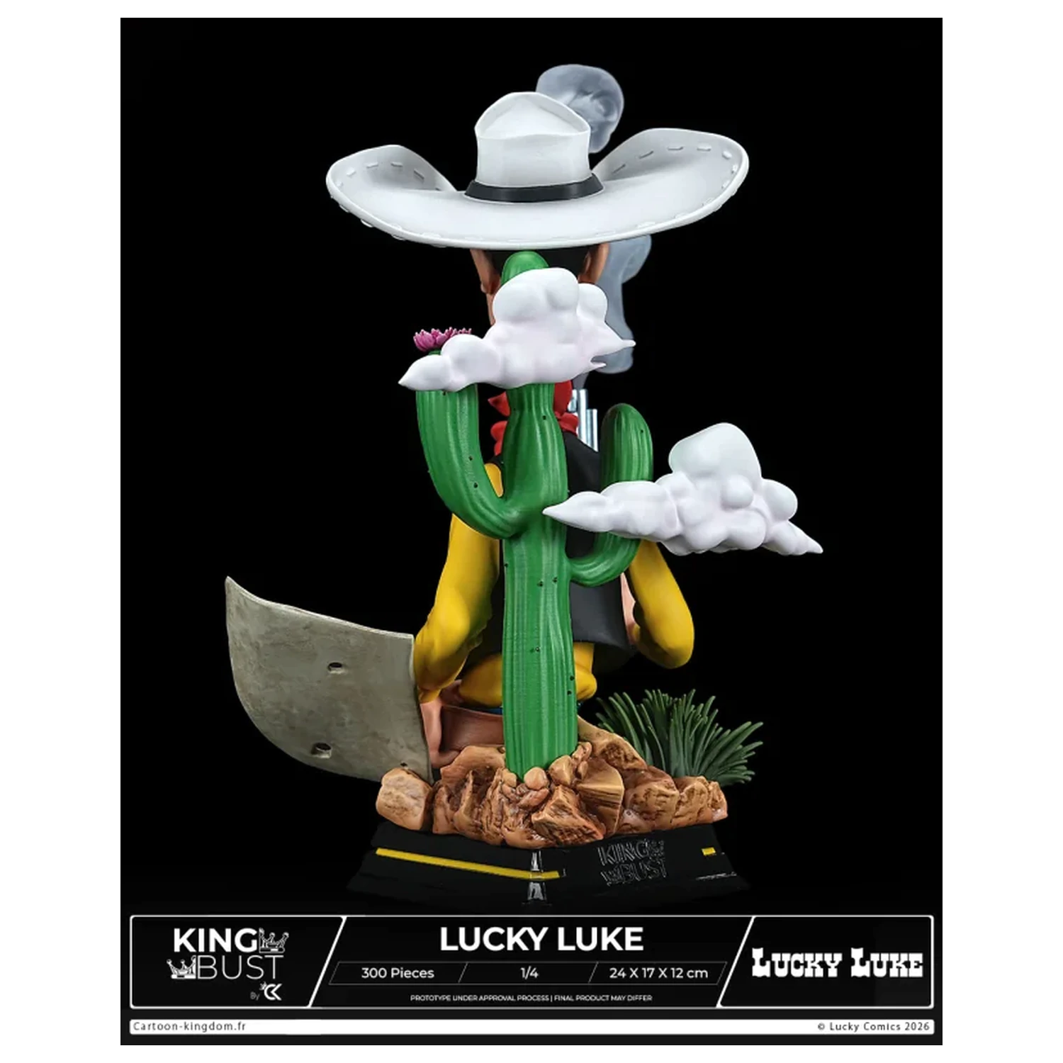 Lucky Luke King Bust 1/4 24cm product photo