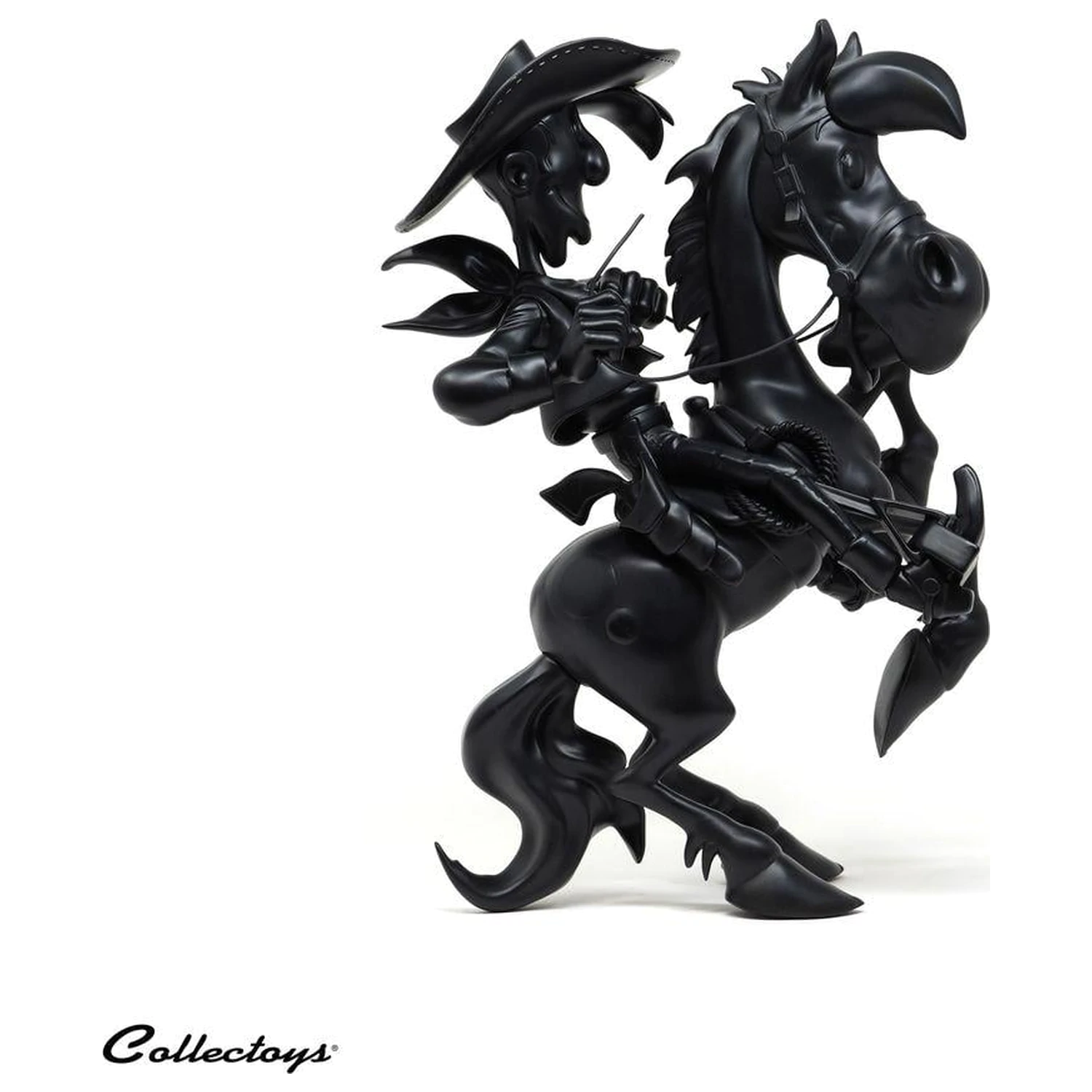 Lucky Luke on Jolly Jumper "Black Ed." Statue 25cm product photo