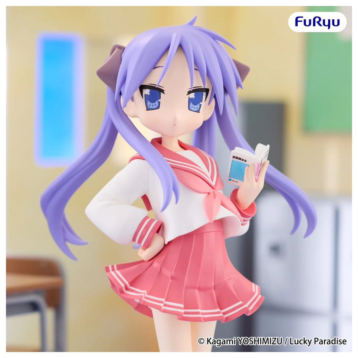 Lucky Star Trio-Try-iT PVC Statue Kagami Hiiragi 19 cm    product photo