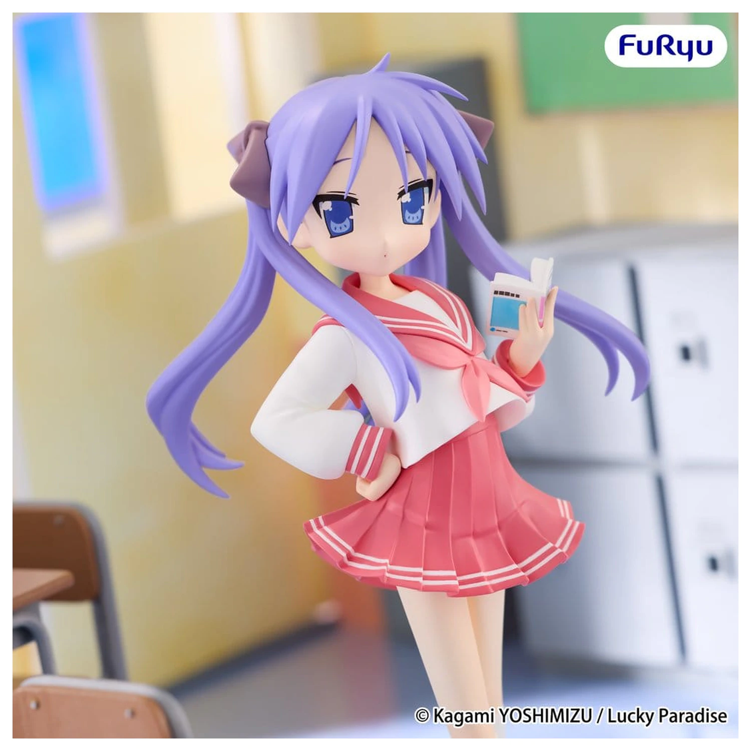 Lucky Star Trio-Try-iT PVC Statue Kagami Hiiragi 19 cm    product photo