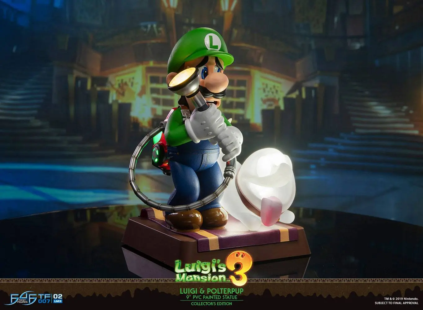 Luigi's Mansion 3 PVC Statue Luigi &amp; Polterpup Collector's Edition 23 cm product photo