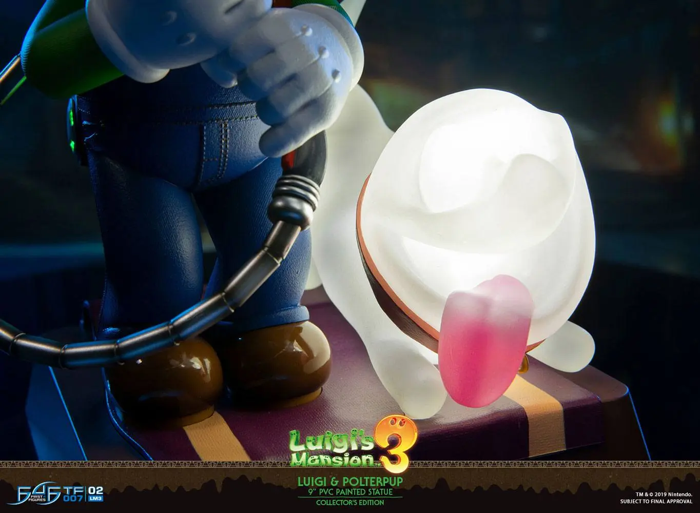 Luigi's Mansion 3 PVC Statue Luigi &amp; Polterpup Collector's Edition 23 cm product photo