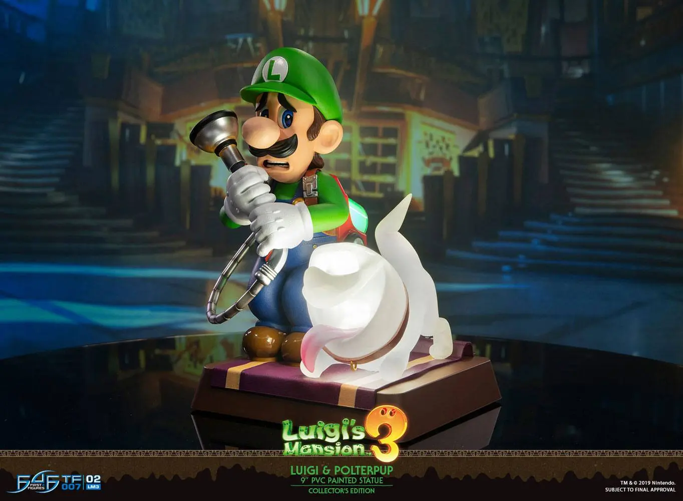 Luigi's Mansion 3 PVC Statue Luigi &amp; Polterpup Collector's Edition 23 cm product photo