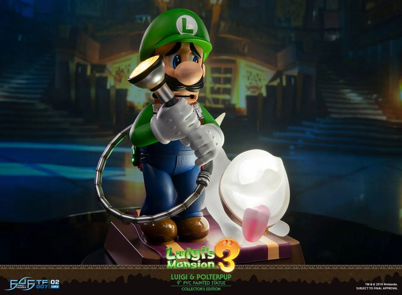 Luigi's Mansion 3 PVC Statue Luigi &amp; Polterpup Collector's Edition 23 cm product photo