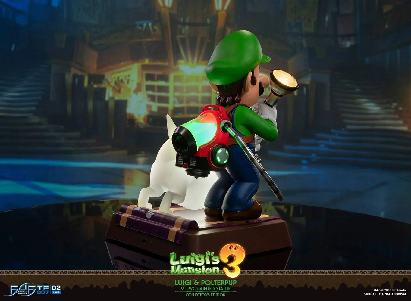 Luigi's Mansion 3 PVC Statue Luigi &amp; Polterpup Collector's Edition 23 cm product photo