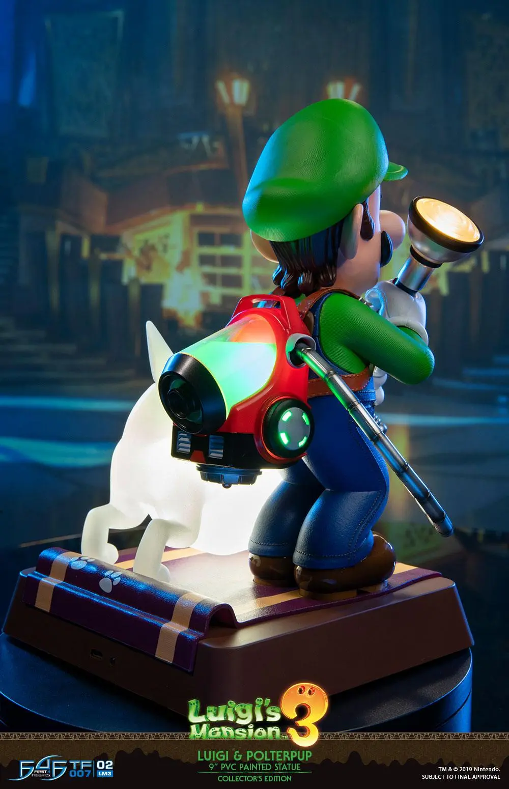 Luigi's Mansion 3 PVC Statue Luigi &amp; Polterpup Collector's Edition 23 cm product photo