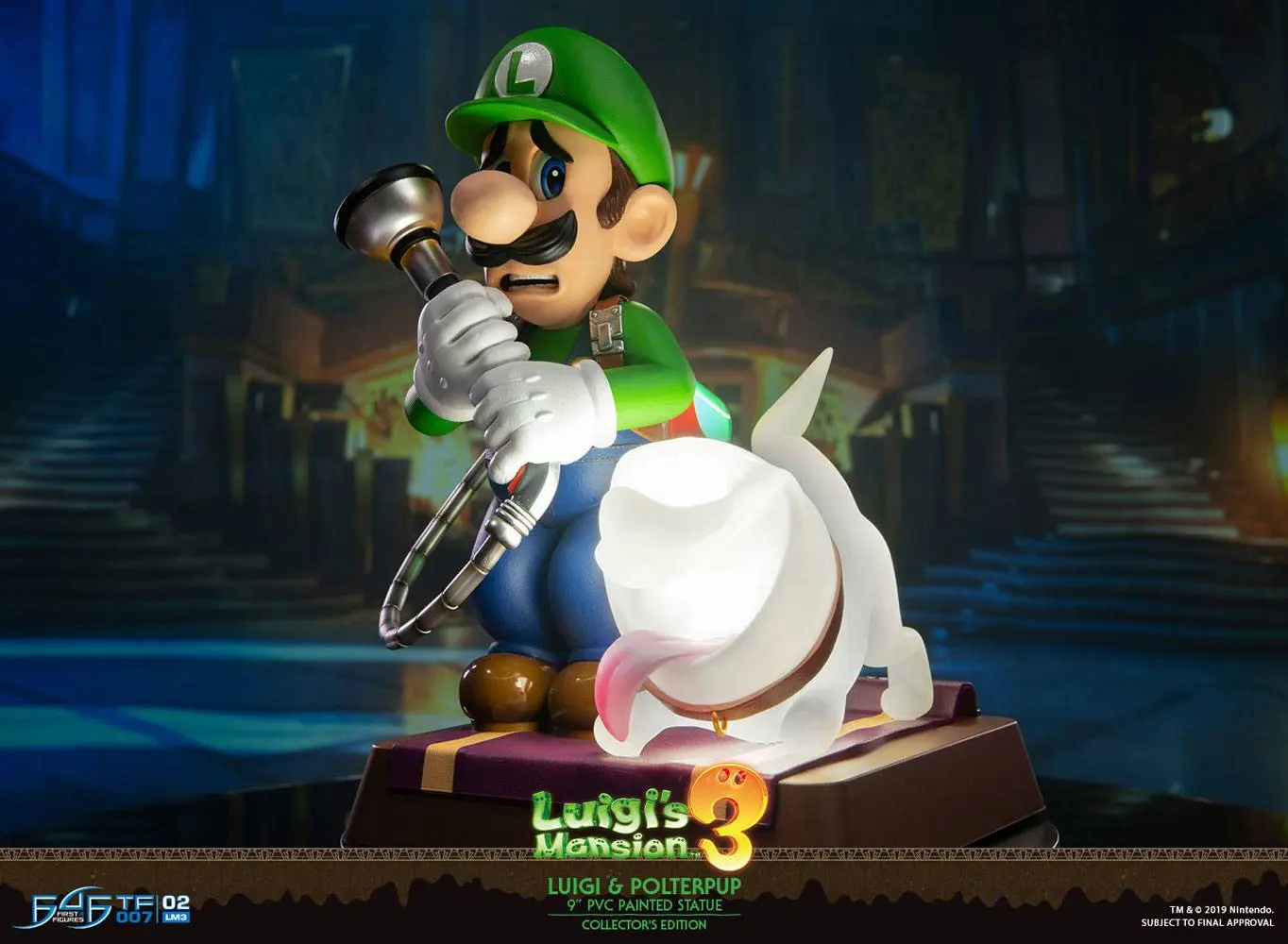 Luigi's Mansion 3 PVC Statue Luigi &amp; Polterpup Collector's Edition 23 cm product photo