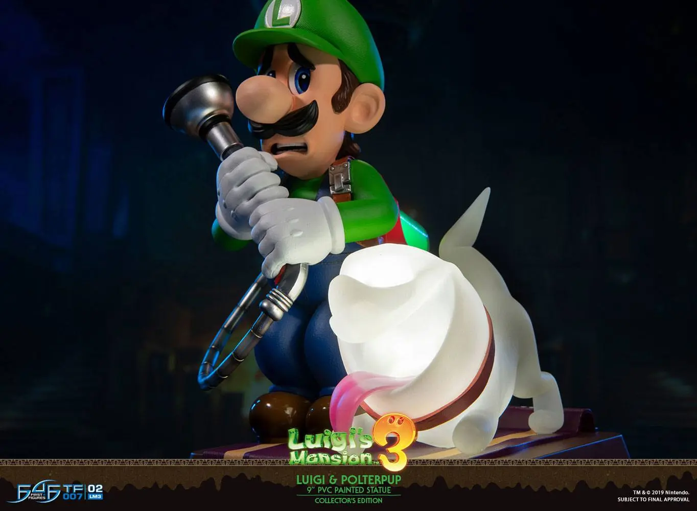 Luigi's Mansion 3 PVC Statue Luigi &amp; Polterpup Collector's Edition 23 cm product photo