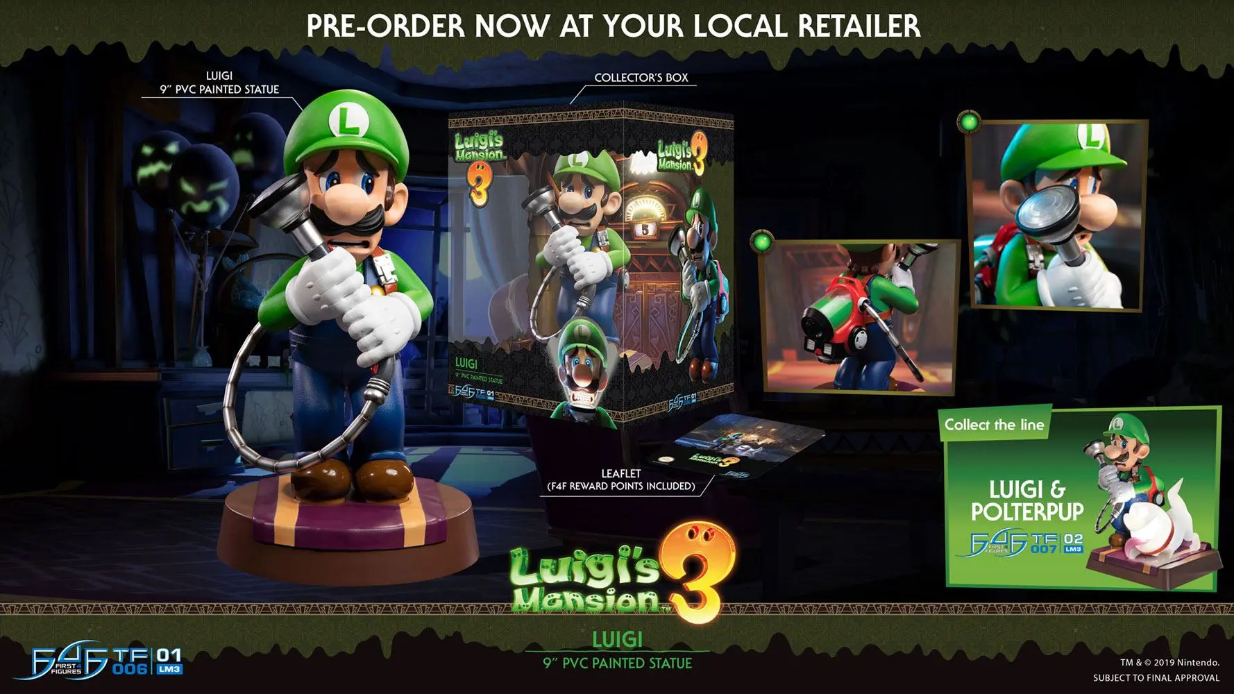 Luigi's Mansion 3 PVC Statue Luigi 23 cm termékfotó