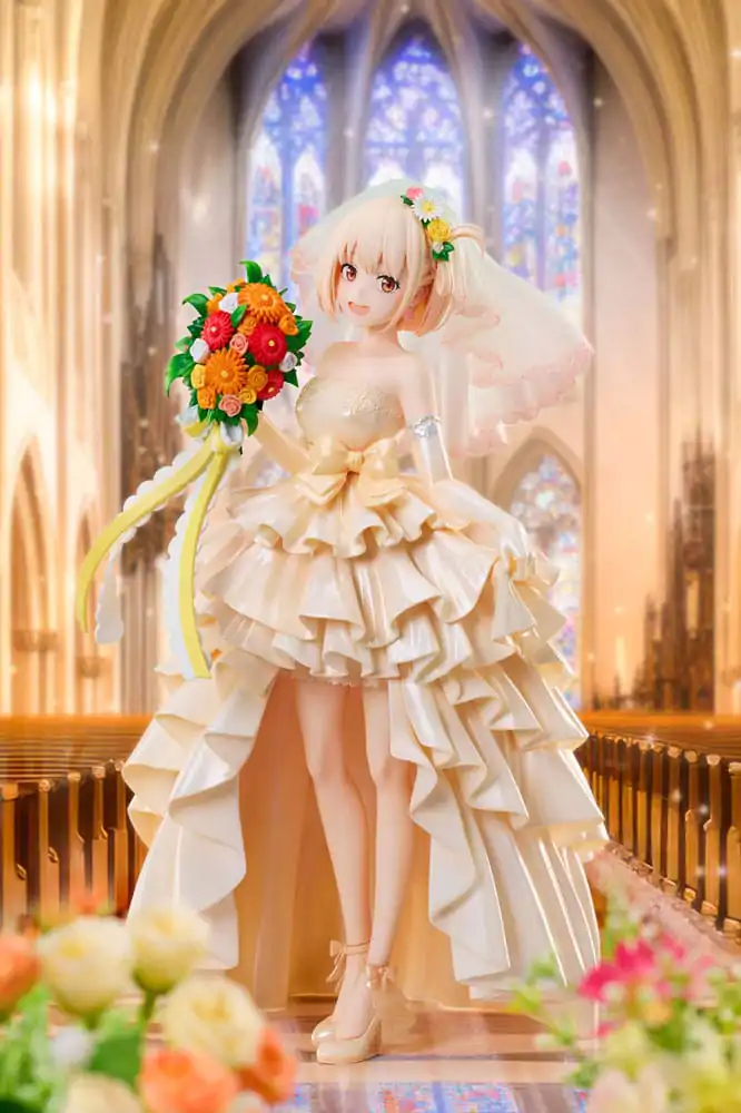 Lycoris Recoil PVC Statue 1/7 Chisato Nishikigi Wedding dress Ver. 26 cm termékfotó