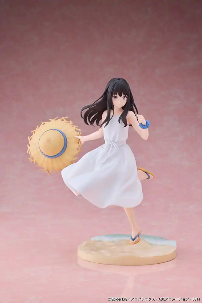 Lycoris Recoil PVC Statue 1/7 Takina Inoue White Dress Ver. 23 cm product photo