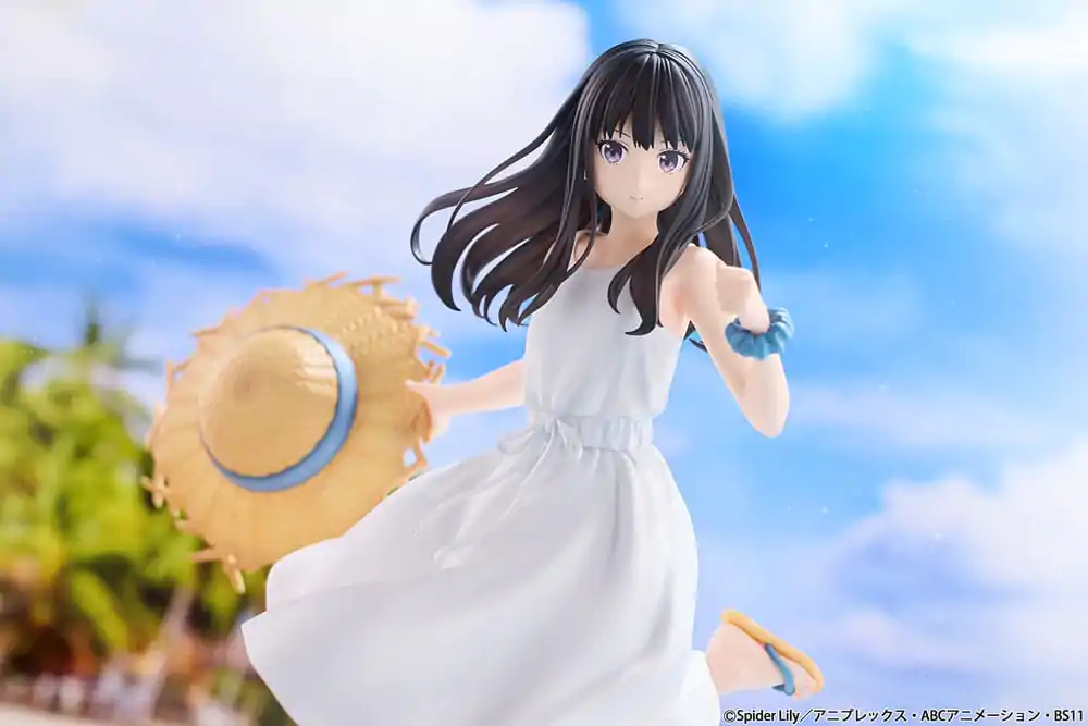 Lycoris Recoil PVC Statue 1/7 Takina Inoue White Dress Ver. 23 cm product photo