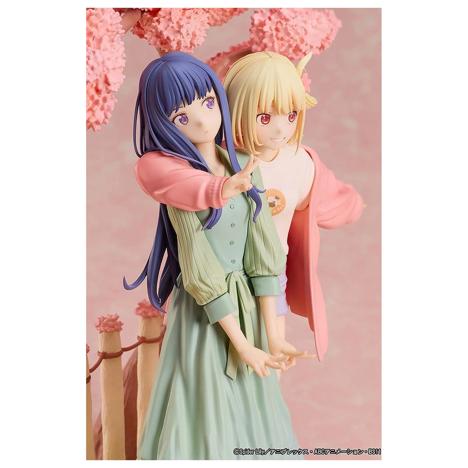 Lycoris Recoil PVC Figures 2-Pack Chisato Nishikigi & Takina Inoue Spring Ver. 25 cm product photo