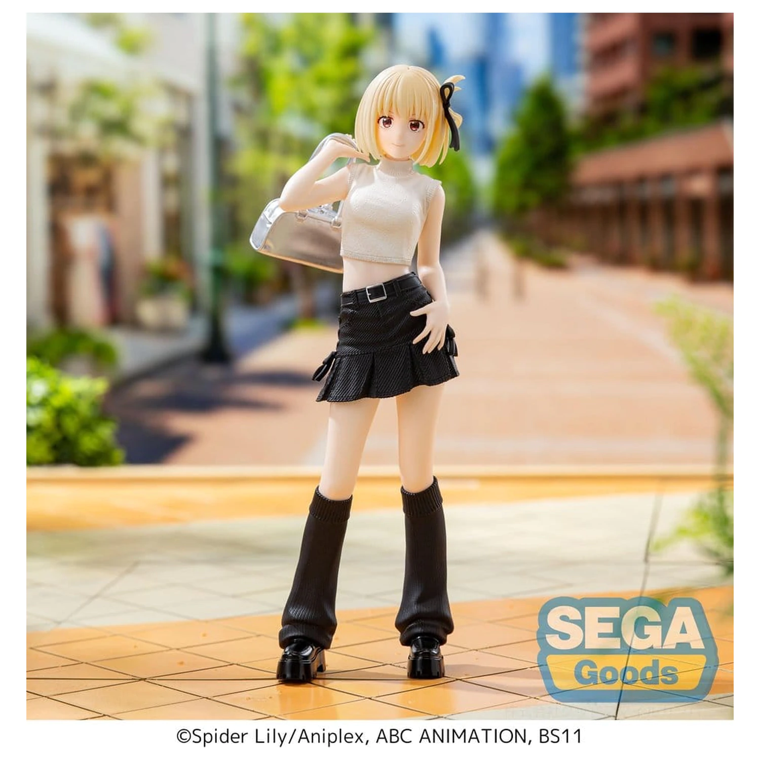 Lycoris Recoil High Premium Figure PVC Figure Chisato Nishikigi Street Snap 20 cm product photo