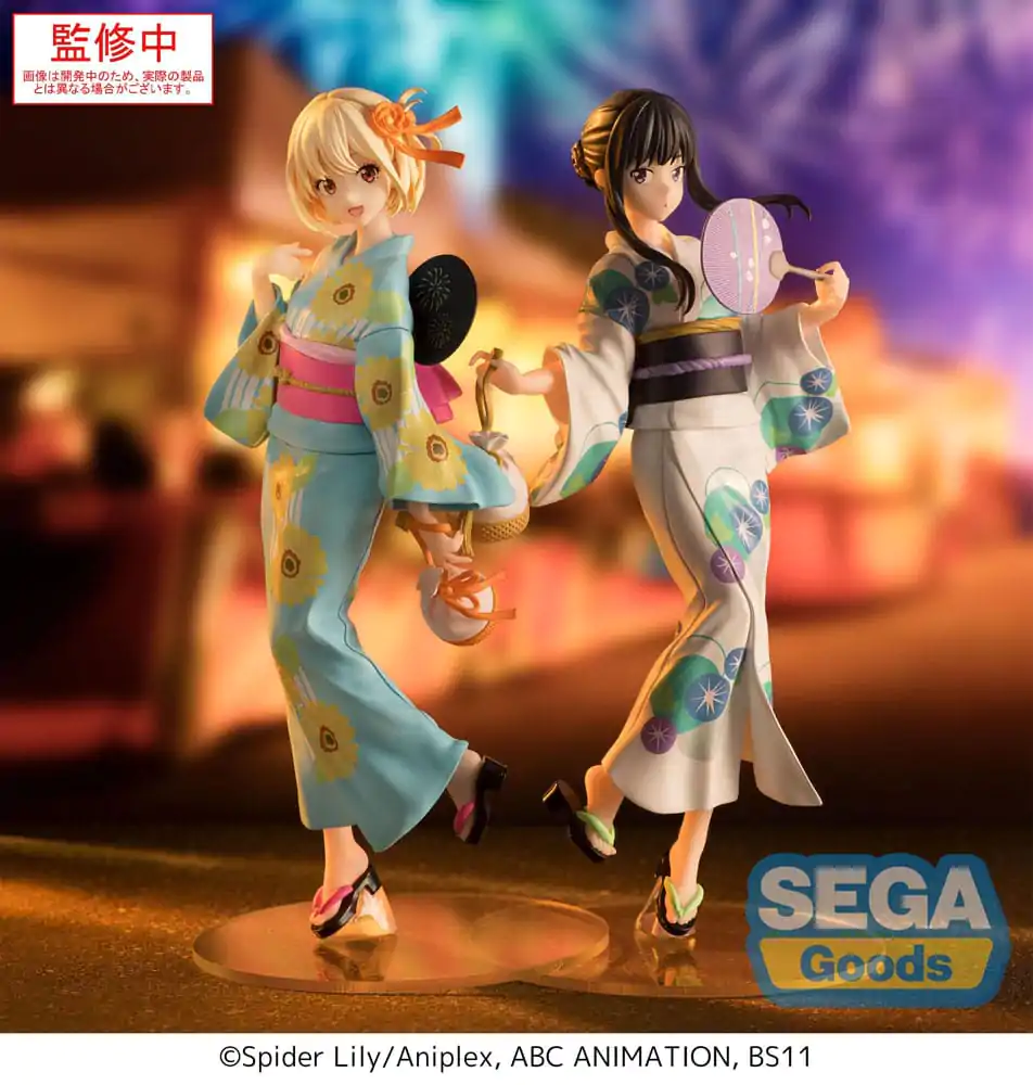 Lycoris Recoil Luminasta PVC Statue Chisato Nishikigi Festival in Yukata 19 cm product photo