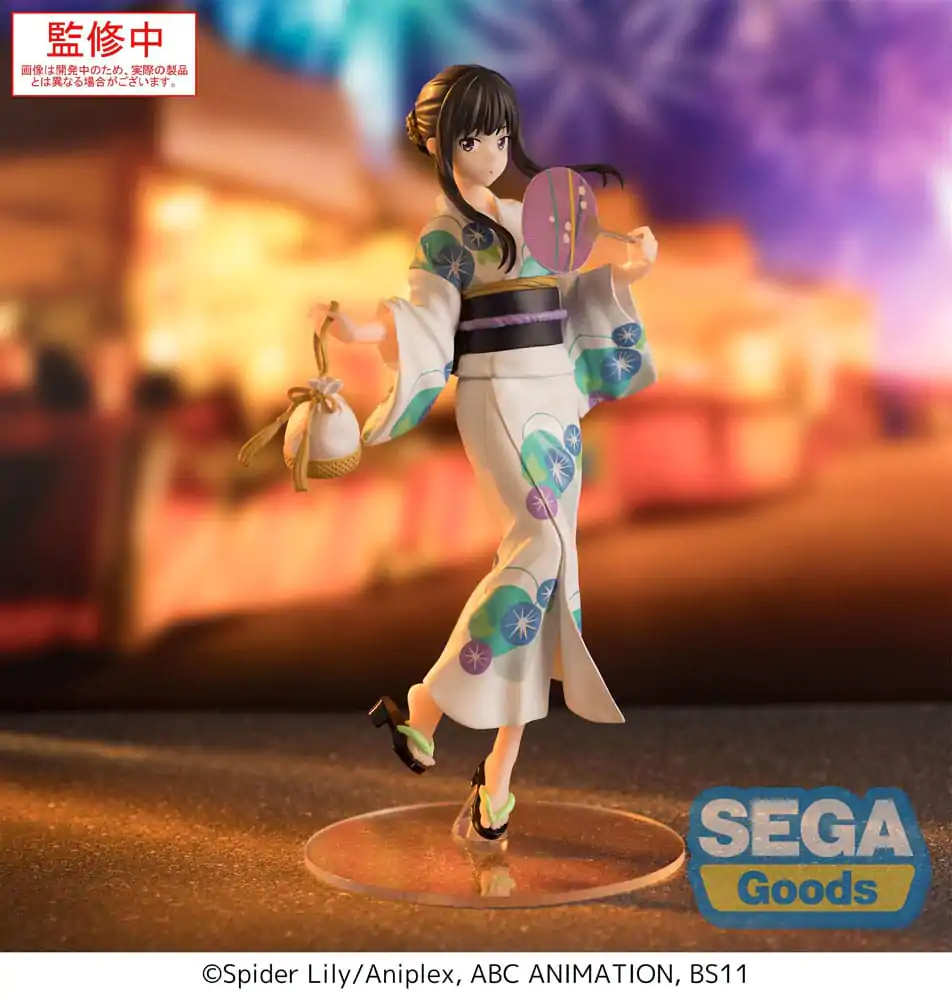 Lycoris Recoil Luminasta PVC Statue Takina Inoue Festival in Yukata 19 cm product photo