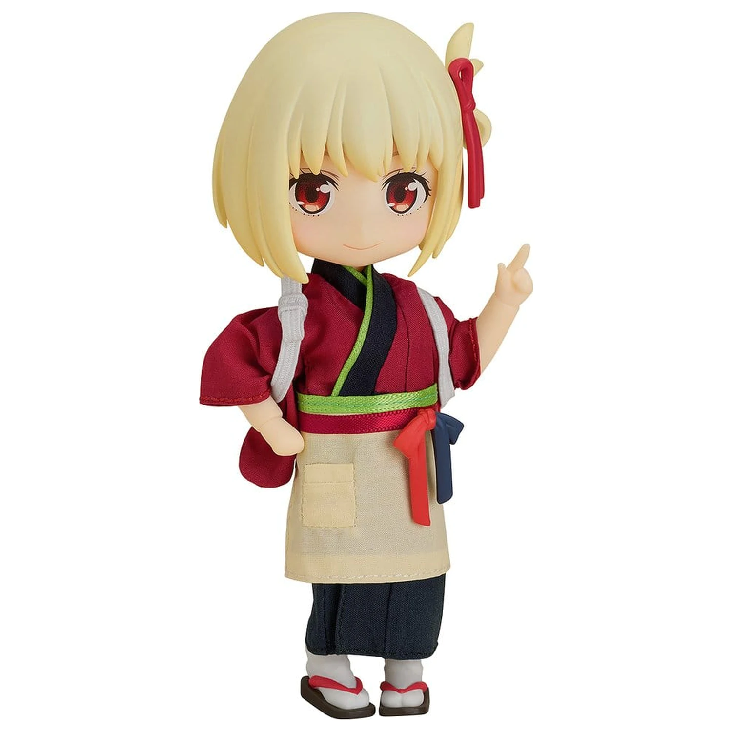 Lycoris Recoil Nendoroid Doll Action Figure Chisato Nishikigi: Cafe LycoReco Uniform Ver. 14 cm product photo