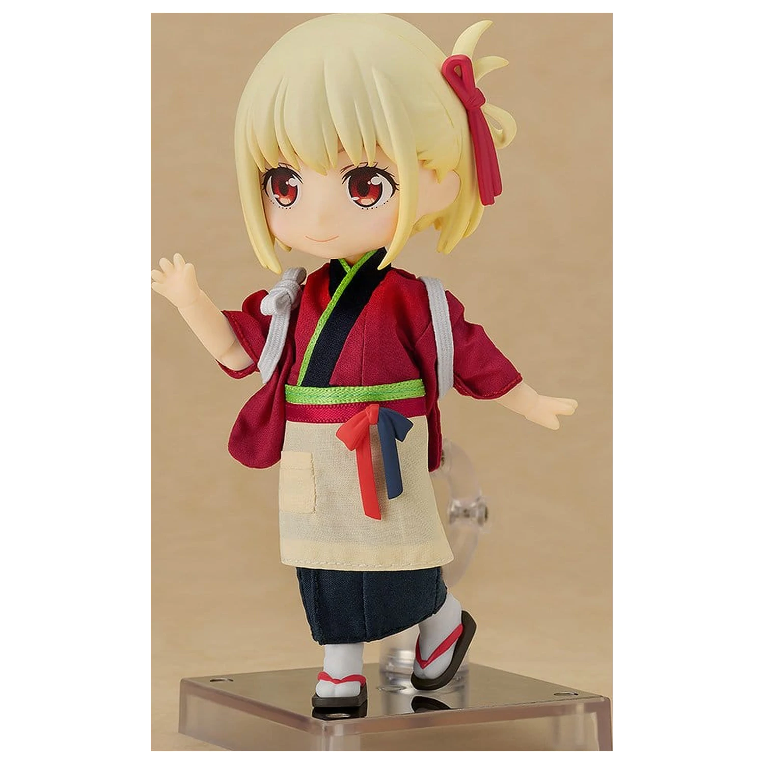 Lycoris Recoil Nendoroid Doll Action Figure Chisato Nishikigi: Cafe LycoReco Uniform Ver. 14 cm product photo