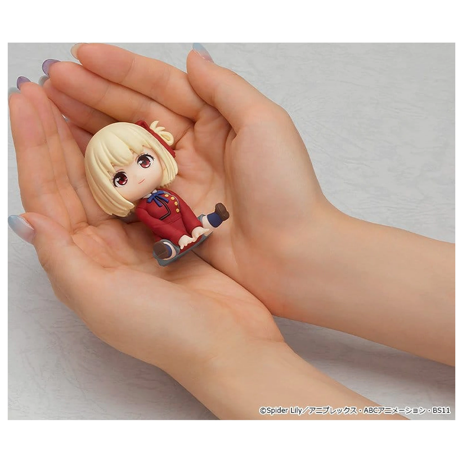 Lycoris Recoil Nendoroid Plus Rubber Mascot Chisato Nishikigi 7 cm product photo