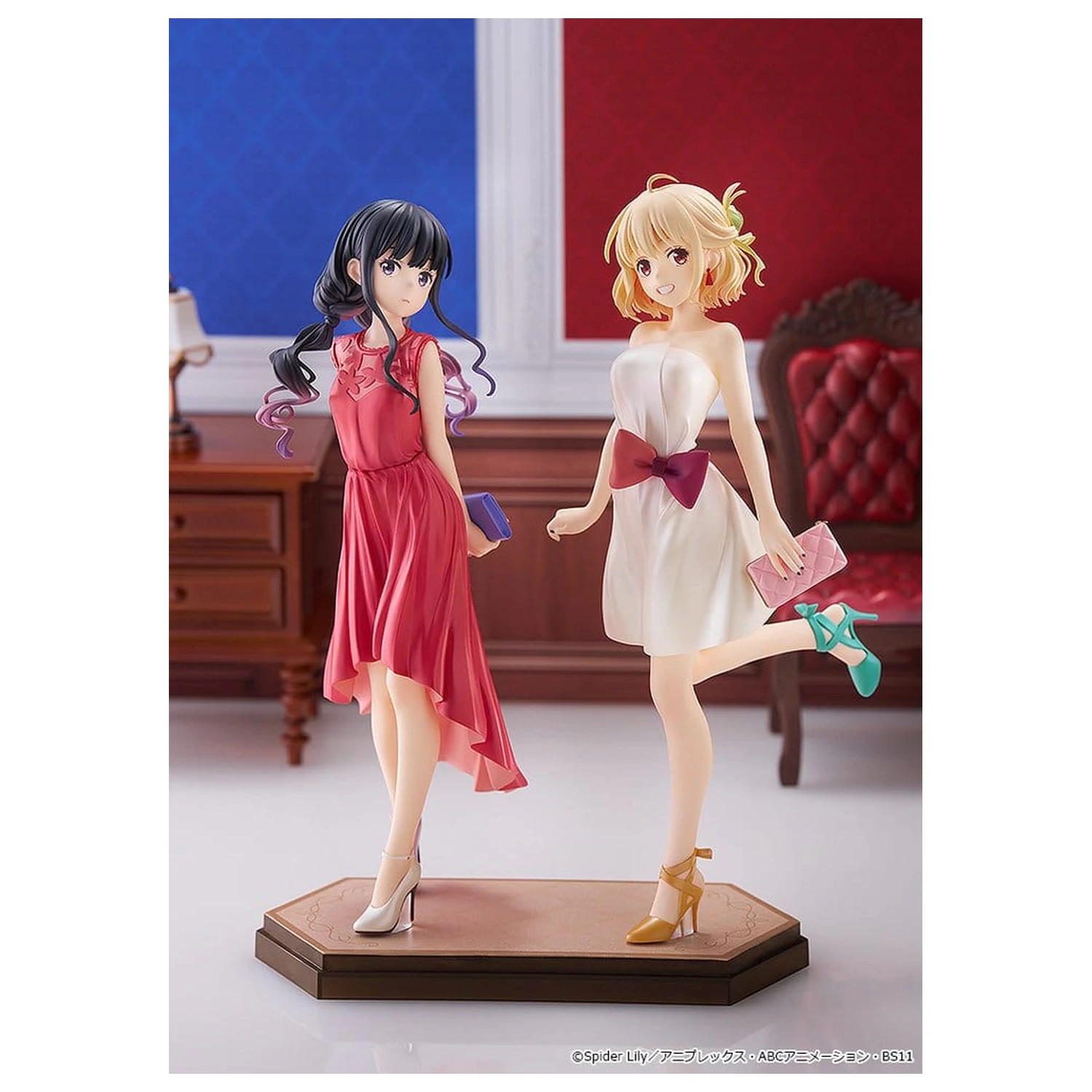 Lycoris Recoil Pop Up Parade PVC Figures 2-Pack Chisato Nishikigi & Takina Inoue: After Party! Ver. L Size product photo
