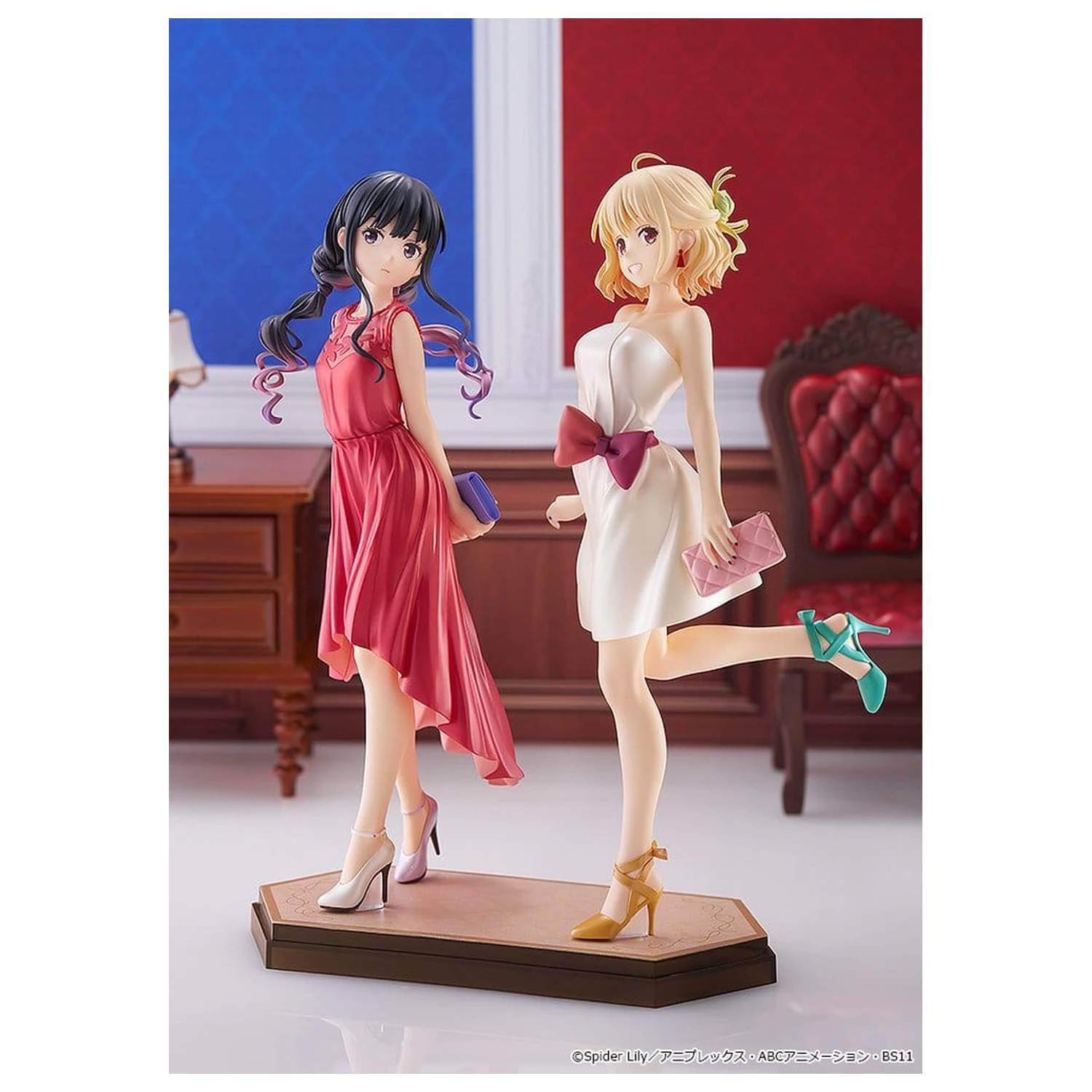 Lycoris Recoil Pop Up Parade PVC Figures 2-Pack Chisato Nishikigi & Takina Inoue: After Party! Ver. L Size product photo