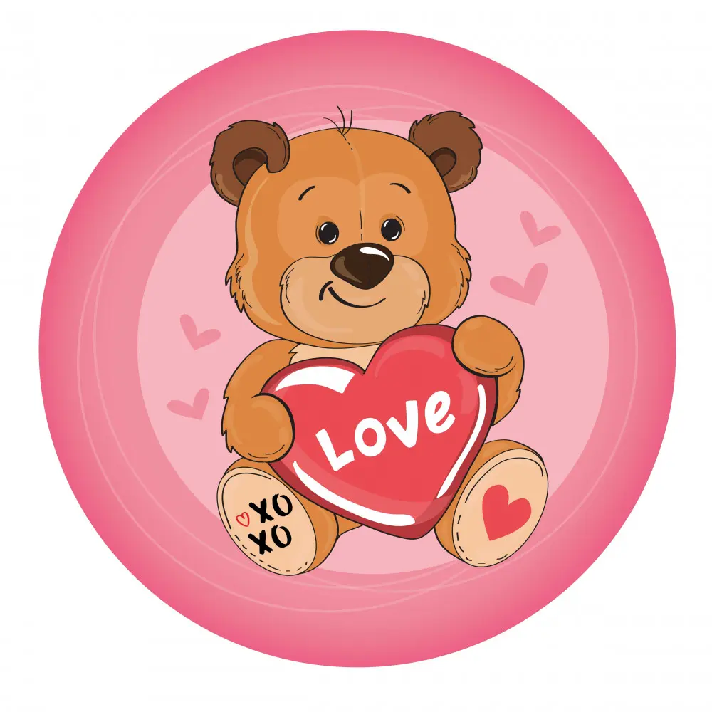 Teddy Bear Shaped Throw Pillow, Decorative Cushion 36*36 cm product photo