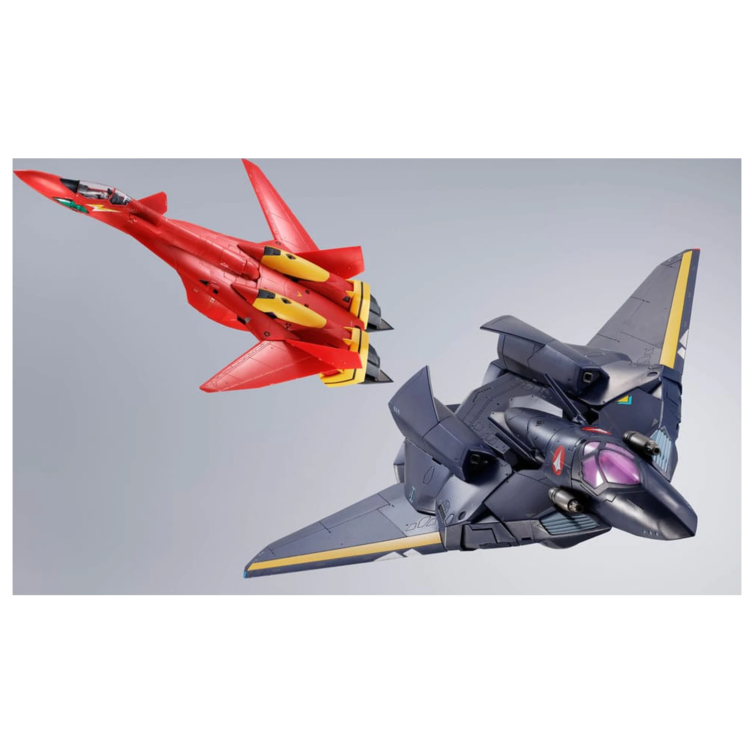 Macross 7 DX Chogokin Action Figure VF-17S Nightmare Stealthvalkyrie (Gamlin Kizaki use) 25 cm product photo