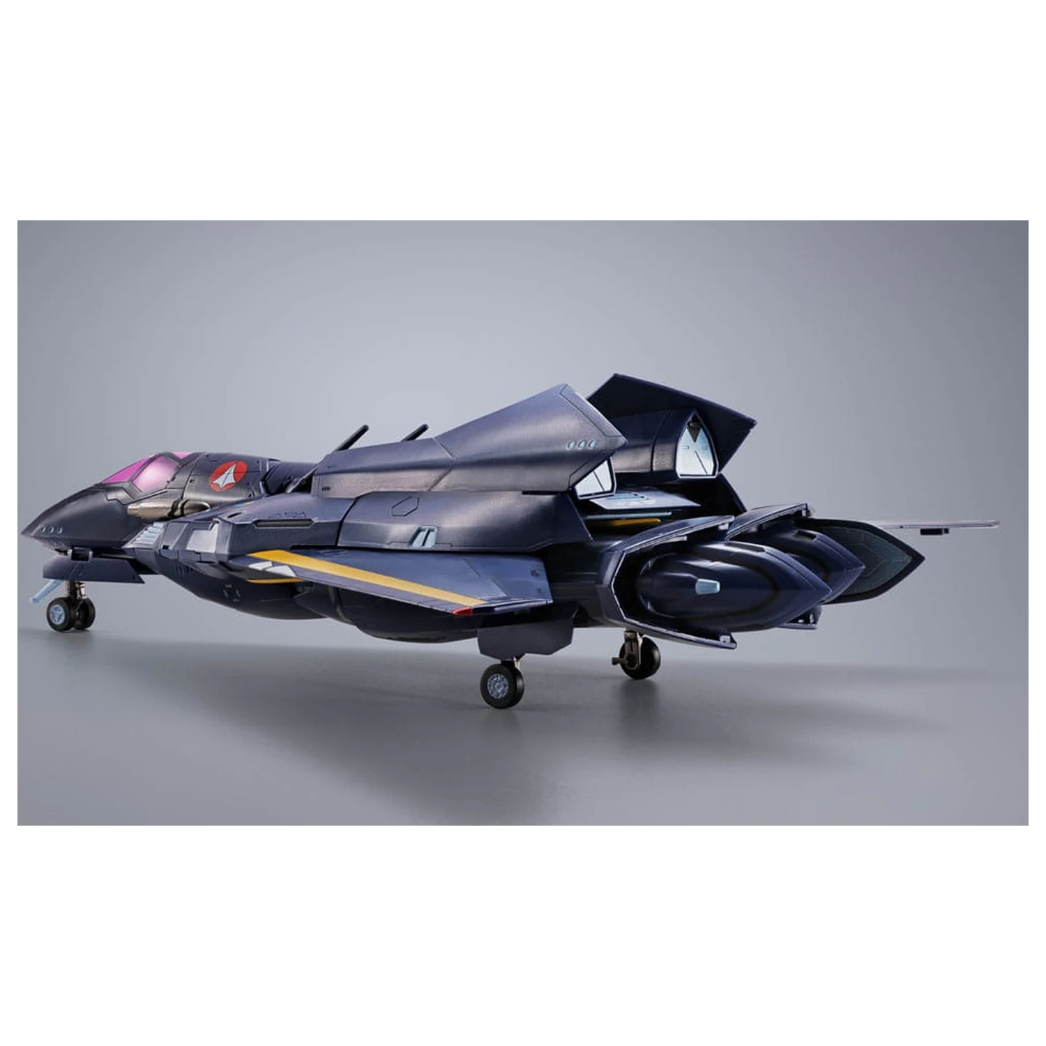 Macross 7 DX Chogokin Action Figure VF-17S Nightmare Stealthvalkyrie (Gamlin Kizaki use) 25 cm product photo
