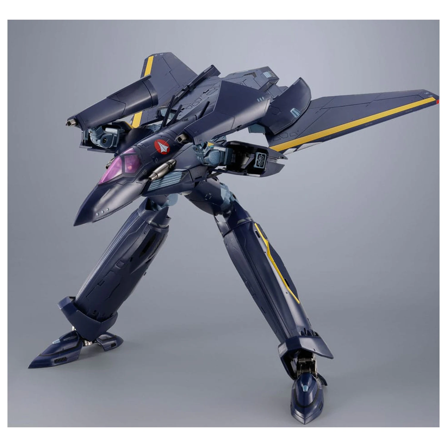 Macross 7 DX Chogokin Action Figure VF-17S Nightmare Stealthvalkyrie (Gamlin Kizaki use) 25 cm product photo