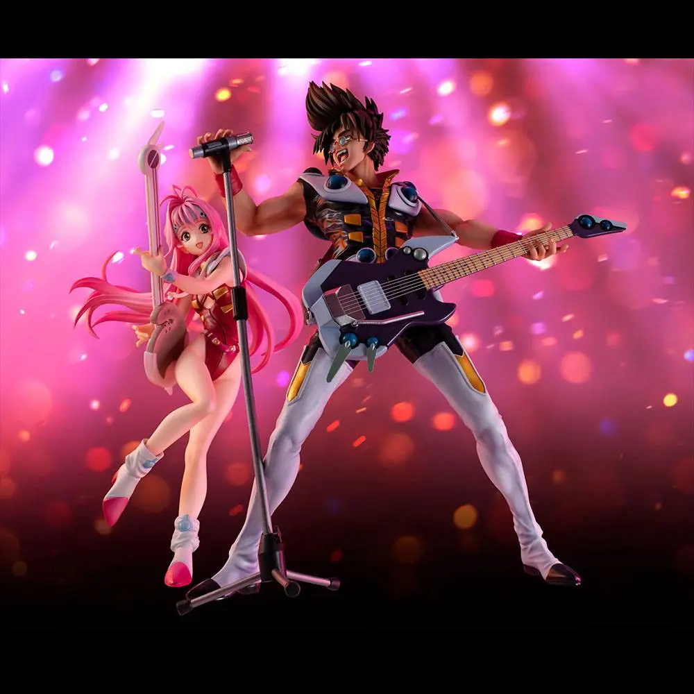 Macross 7 Fire Bomber PVC Statue Mylene Jenius 19 cm product photo