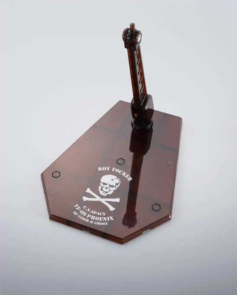 Macross 7 Hi-Metal R Action Figure VF-0S Phoenix (Roy Focker Use) & QF-2200D-B Ghost Set 14 cm   product photo