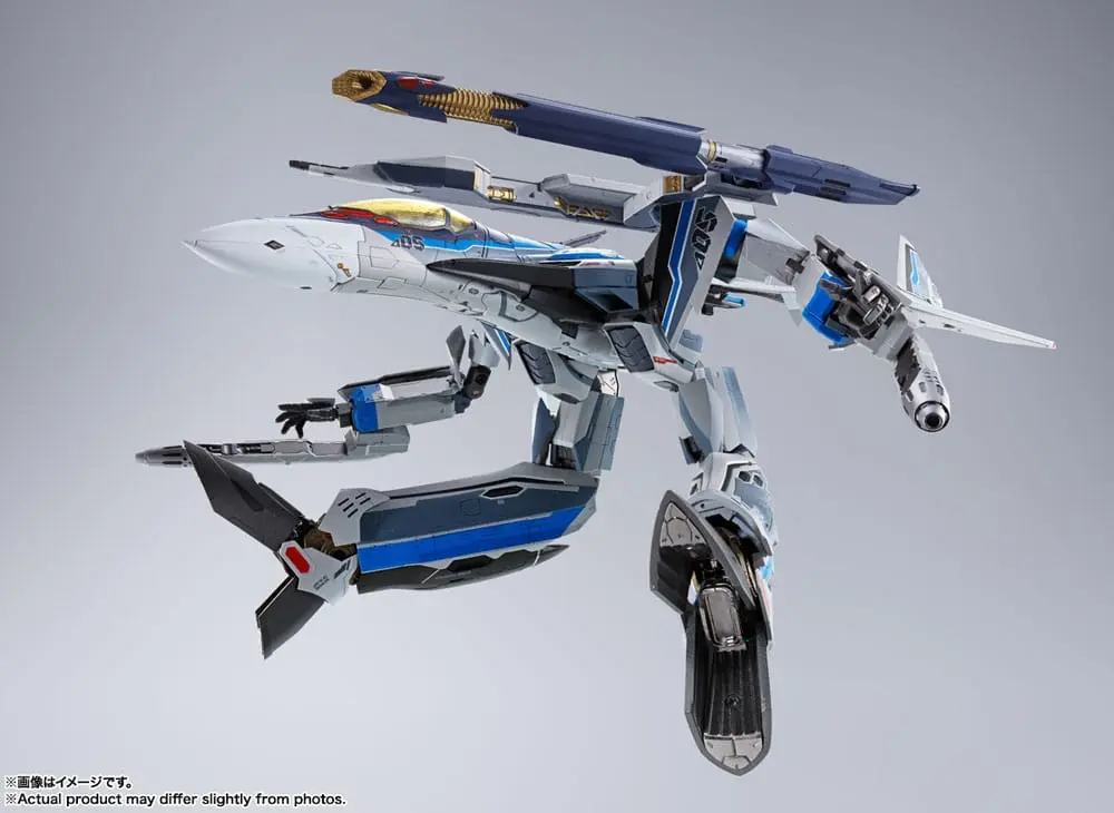 Macross Delta Movie: Absolute Live!!!!!! DX Chogokin Diecast Action Figure VF-31AX Kairos-Plus (Hayate Immelmann Use) 26 cm product photo