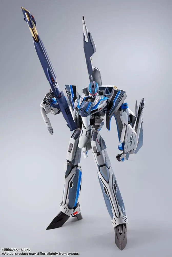 Macross Delta Movie: Absolute Live!!!!!! DX Chogokin Diecast Action Figure VF-31AX Kairos-Plus (Hayate Immelmann Use) 26 cm product photo