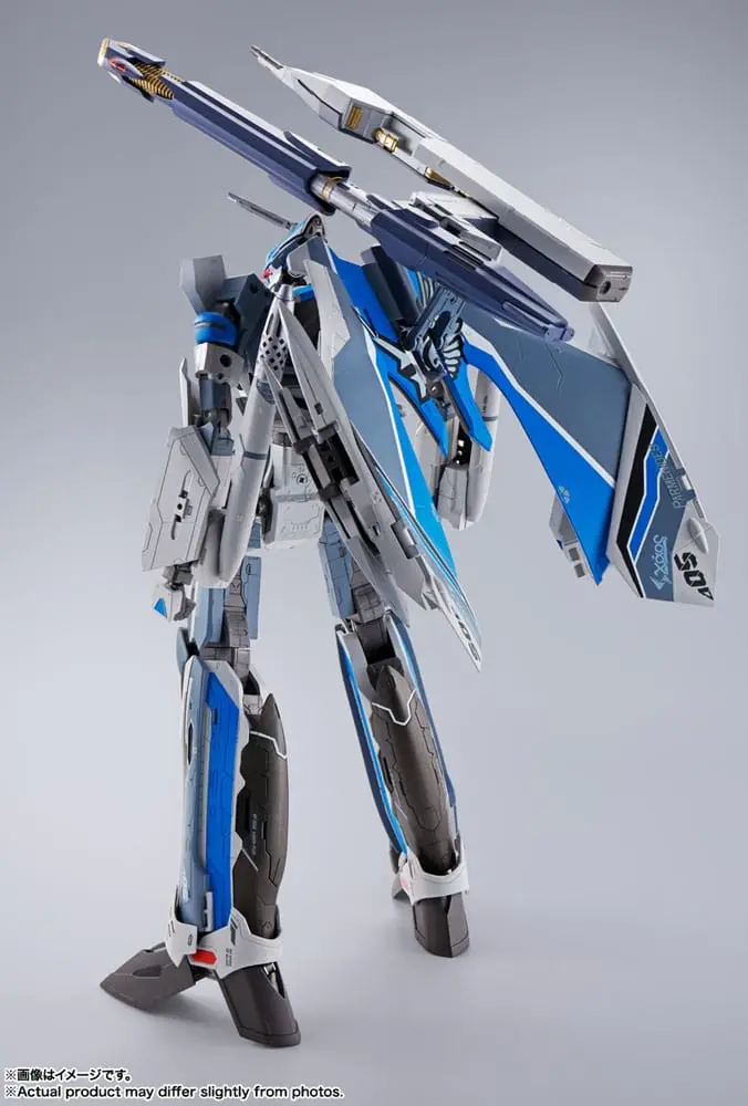 Macross Delta Movie: Absolute Live!!!!!! DX Chogokin Diecast Action Figure VF-31AX Kairos-Plus (Hayate Immelmann Use) 26 cm product photo
