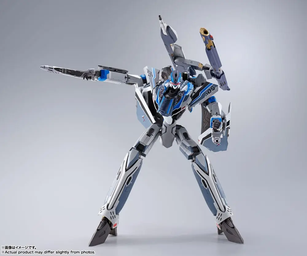 Macross Delta Movie: Absolute Live!!!!!! DX Chogokin Diecast Action Figure VF-31AX Kairos-Plus (Hayate Immelmann Use) 26 cm product photo