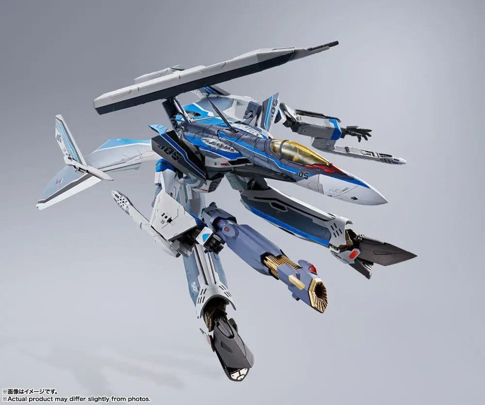 Macross Delta Movie: Absolute Live!!!!!! DX Chogokin Diecast Action Figure VF-31AX Kairos-Plus (Hayate Immelmann Use) 26 cm product photo