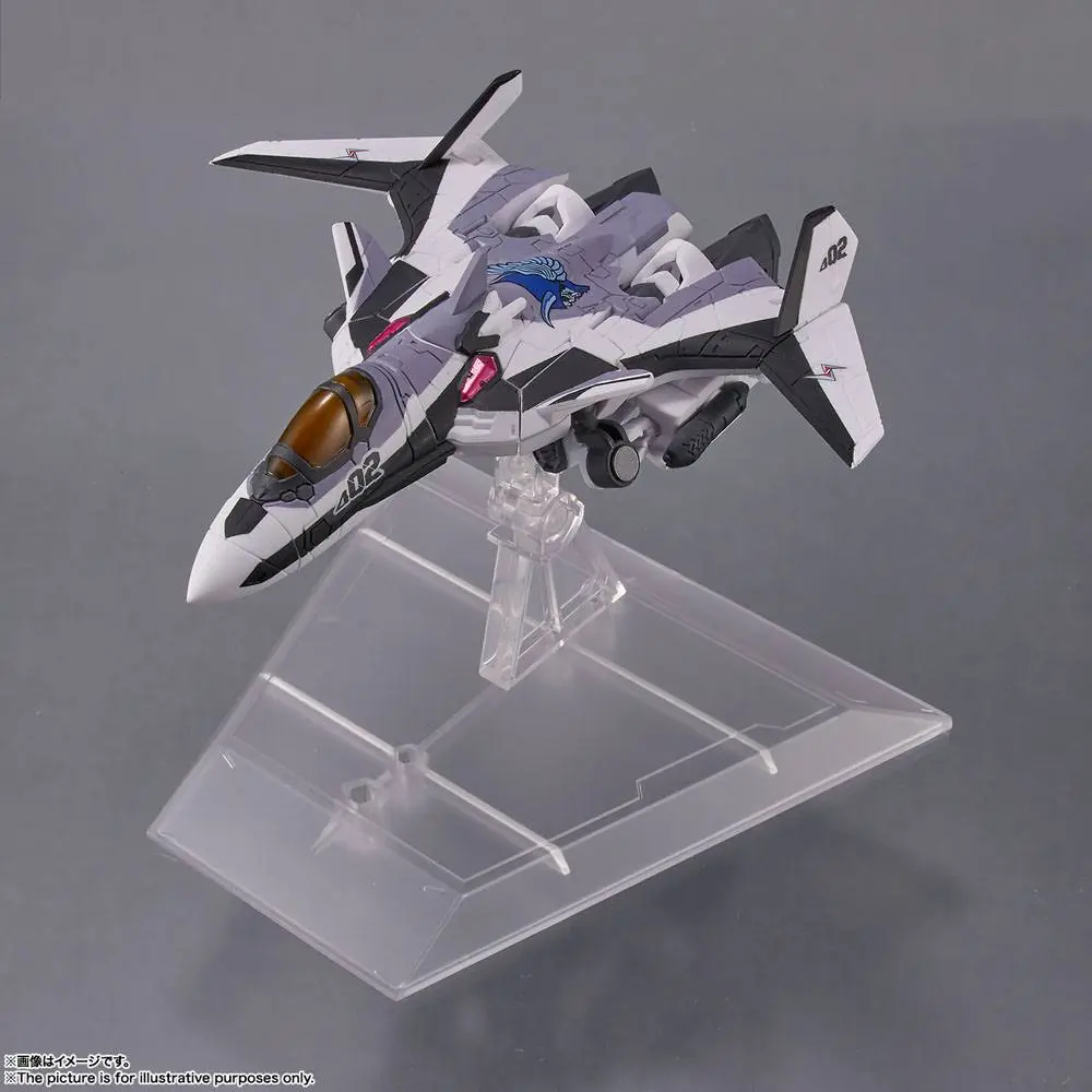 Macross Delta Tiny Session Vehicle mit Action Figure VF-31F Siegfried (Messer Ihlefeld Use) with Kaname Buccaneer 10 cm product photo