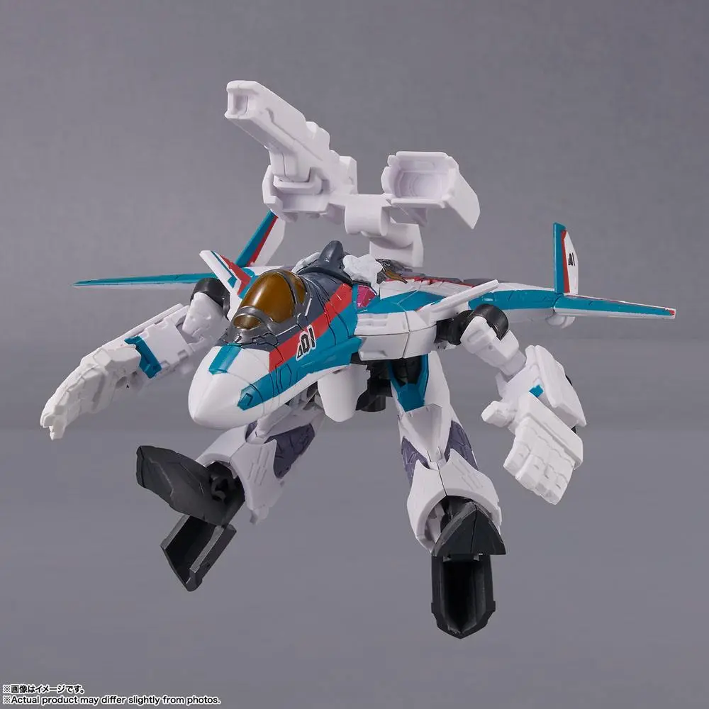 Macross Delta Tiny Session Vehicle mit Action Figure VF-31C Siegfried (Arad Mölders Use) with Mikumo Guynemer 10 cm product photo